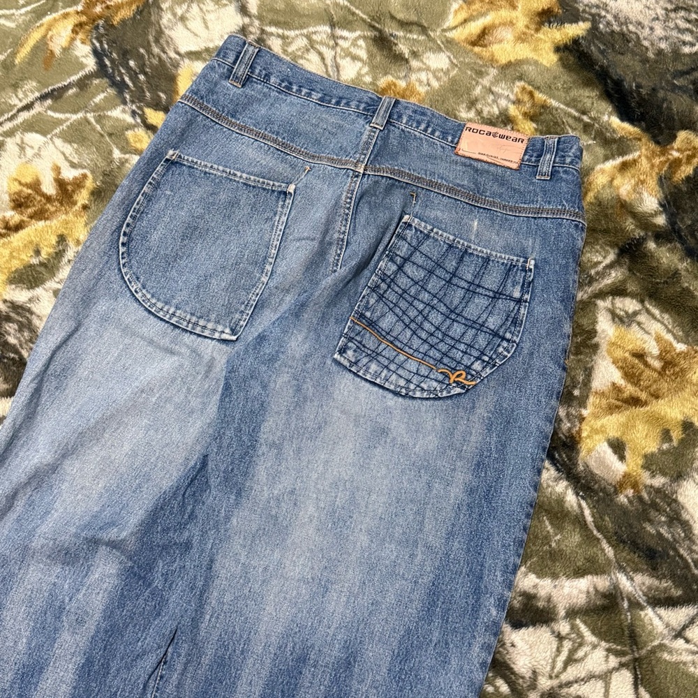 Y2K Baggy Rocawear Embroidered Jeans
